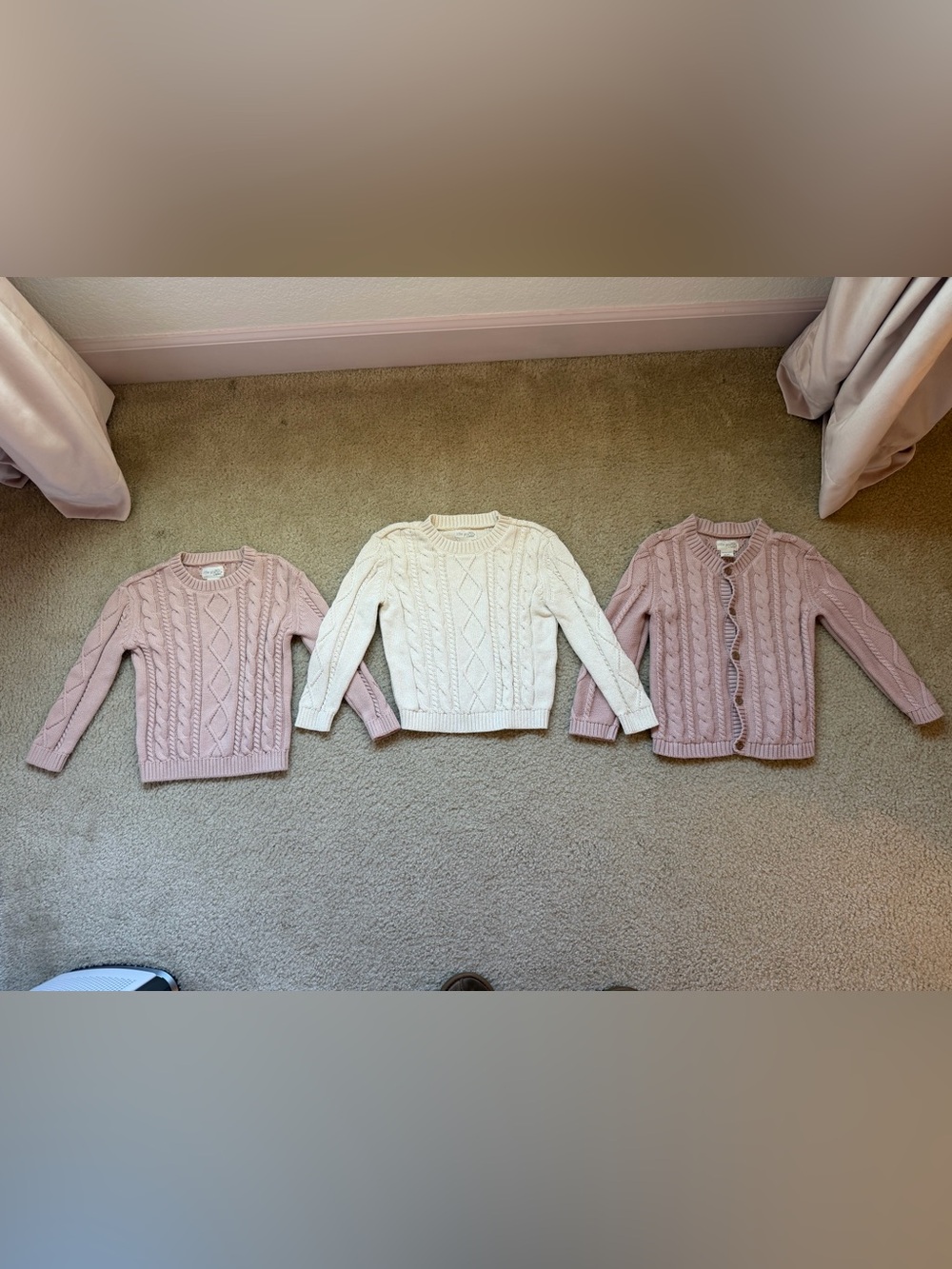 Little Planet by Carters Lot of 3 Girls Sweaters 4T